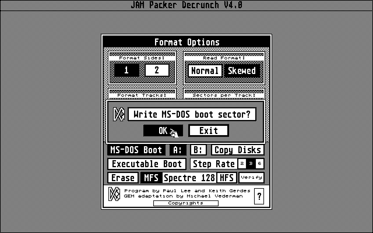 DC Format atari screenshot